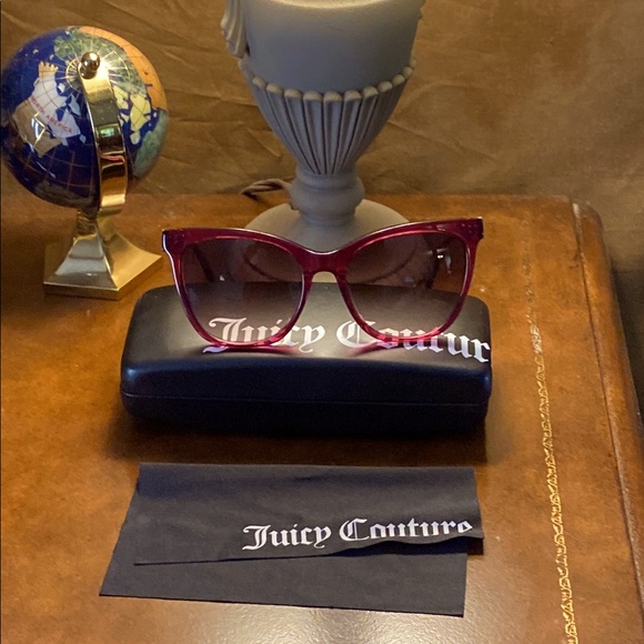Juicy Couture NEW Pink Glasses with Accessories….free Bebe bag main image 7